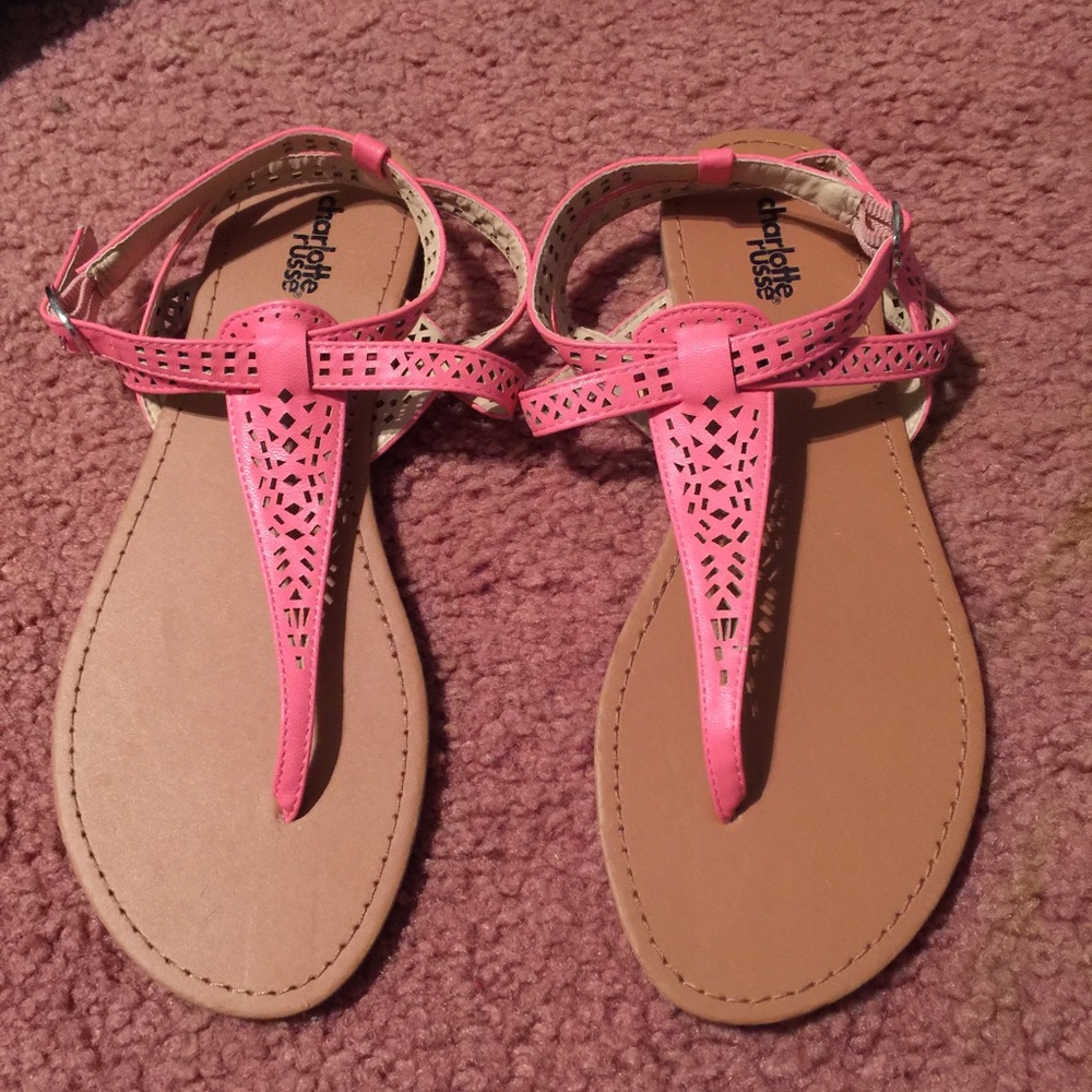 Charlotte Russe🥳HP🥳Leather Flats